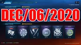 ROCKET LEAGUE ITEM SHOP + ESPORTS SHOP | DEC-06-2020 | RL Item Shop Today