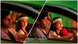 Mangal Lakshmi Colour Tv || Lakshmi Ne Bachai  Accident Hone se || On Location 