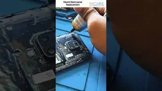 How to replace Xiaomi Back panel | Mobile back glass replacement #mcare #xiaomi #mobile #repairing