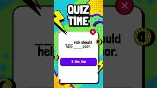 Use of Article quiz #english #grammar #englishgrammar