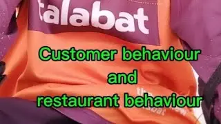 Customer behaviour and restaurant behaviour