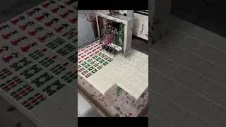 The extraordinary process of coloring mahjong beans #shorts