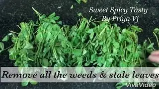 How to clean green leafy vegetables?