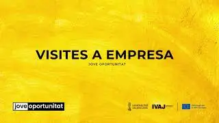 Las visitas a empresas en el programa Jove Oportunitat (JOOP) del Institut Valenci&agrave; de la Joventut.
