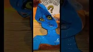 Peeling off paper doll skin ASMR 😱 !!! #papercraft #paperdolls #asmr