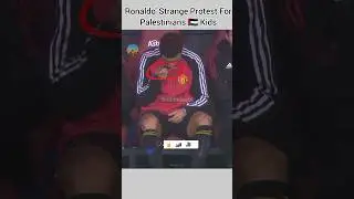 Ronaldo' Strange Protest For Palestinian #viral #shortsfeed #shortsfeed #youtubeshorts