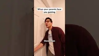 Parents hearing you game be like #shorts #skit #relatable #gaming