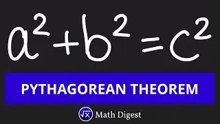 PYTHAGOREAN THEOREM - Pythagoras' Theorem - Geometry | Math Digest