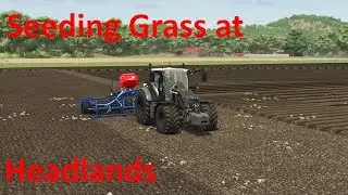 Seeding Grass at Headlands🔥🚜l Riverbend Springs Timelapse FS25 l Ep.63