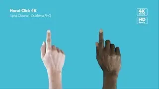 26 Black & White Hand Gestures in 4K - After Effects Template