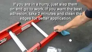 How To Prep the Ladder Before Installing the Ladder Bumpers
