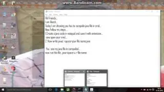 How to Compaile JAVA program using cmd