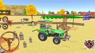 Real Tractor Farming Simulator 2024 - Harvester Tractor Driving - Android Gameplay