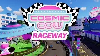 Cosmic Cow Raceway! Planet Coaster 2
