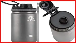 Takeya Originals Vacuum Insulated Stainless Steel Water Bottle, 18oz, Graphite
