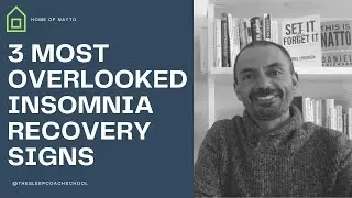 3 Signs You're Closer To Peaceful Sleep Than You Think (Insomnia Insight #595 )