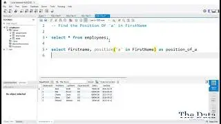 11 SQL Interview Guide: Find The Position of Any Character in FirstName!