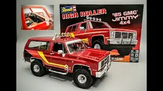 NEW! 1985 GMC Jimmy 4x4 1/25 Scale Model Kit Build How To Assemble Paint Interior Engine Squarebody