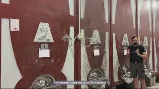 Fermentazione e affinamento del vino in vasche di cemento