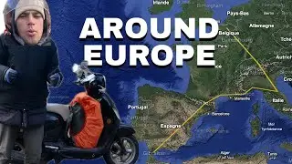 I'm Gonna Try To Cross Europe On A Moped. It Went Wrong Immediately.