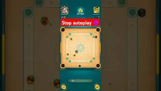 how to stop autoplay in carrom pool 🔥 how to remove bend in carrom board #removecarrompool #hacker