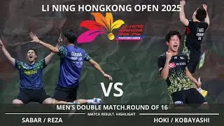 Sabar Gautama Moh Reza Pahlevi vs Takuro HOKI Yugo KOBAYASHI | Hong Kong Open 2025 Badminton