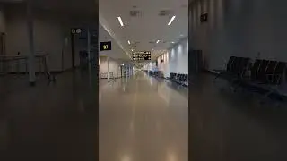 The loneliness of Gate B7 in Oslo Airport