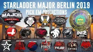 STARLADDER MAJOR BERLIN 2019: Pick'Em Predictions (Challengers Stage)