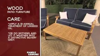 WOOD Patio Furniture Buyers Guide Video