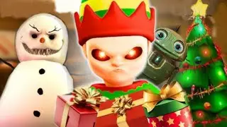 I adopted a secret baby's missing BABYSITTER A CURIOUS CRISHMASH + ALL JUMSCARE ENDING GAMEPLAY
