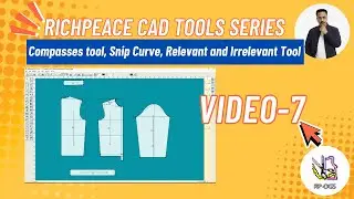 How to use Compasses , Snip Curve, Relevant and Irrelevant Tool | Richpeace CAD Tools Series VIDEO-7