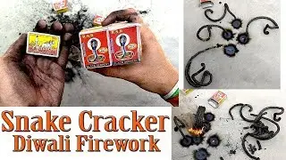 Black Snake firework Unboxing and test | snake cracker - Saap Patakha