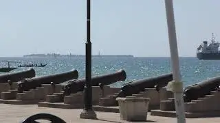 Forodhani Gardens in Stone Town , Zanzibar City, a place to chill out in a hot afternoon