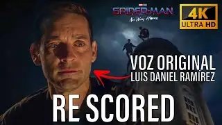 TOBEY, ANDREW y TOM se conocen VOZ ORIGINAL de LUIS DANIEL RAMÍREZ - RE SCORED en HD