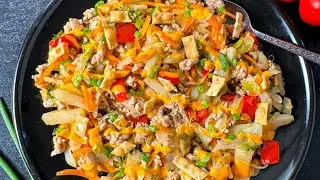 Inside Out Egg Roll Recipe