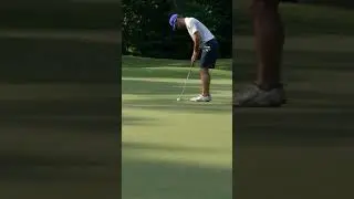 MAKING A LONG BIRDIE PUTT #golf #golfshorts #shorts #birdieputt