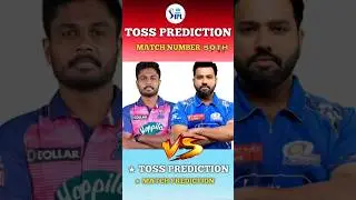 RAJSTHAN VS MUMBAI TOSS WINNER, WHO WILL WINN TOSS 🏆#toss #ipl #tossprediction
