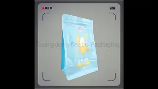 zipper bag flat bottom pouch,block bottom coffee bag