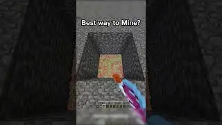 Minecraft Best Mining Method はいよろこんで