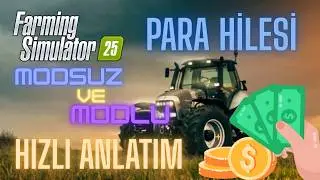 FS25 PARA HİLESİ NASIL YAPILIR?HIZLI ANLATIM(MODLU VE MODSUZ)(%100 GERCEK)#farmingsimulator25 #fs25