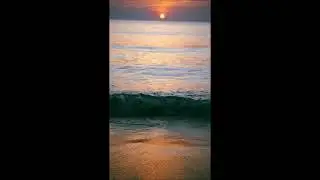 Relaxing Sunset Video beautiful sea beach view with sunset view relaxing music