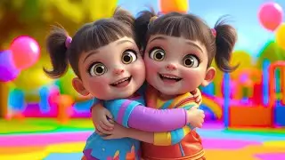 Two Little Friends Song 👬  Friendship Nursery Rhyme for Kids  Baby & Toddler Songs