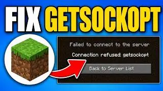 How To Fix Getsockopt Minecraft