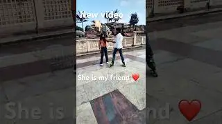 This is my friend, nothing else 🙌 #skating #ladki #girlreaction