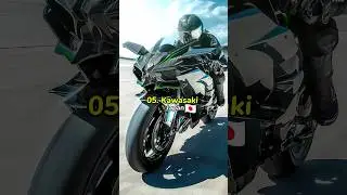 Top 10 Popular Bikes Brand From Different Countries #shorts
