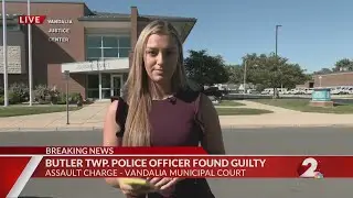 Butler Township officer found guilty of assault charge