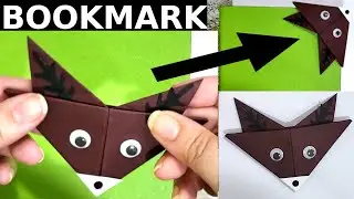 Bookmark Reindeer/Corner Bookmark DIY/ Origami Easy/ Paper Craft / Christmas Bookmark Tutorial