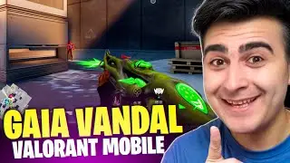 RAKİBİN GAIA VANDALIYLA OYNADIM! SIFIRDAN RADİANTA - Valorant Mobile