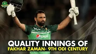 Fakhar Zaman Strokes 9️⃣th ODI Century  | Pakistan vs New Zealand | 1st ODI 2023 | PCB