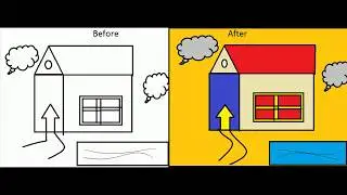 Cartoon Colour (Full House) for childern